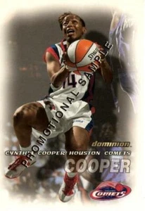 WNBA 2000 BASKETBALL PROMO SAMPLE TRADING CARD CYNTHIA COOPER HOUSTON COMETS - Picture 1 of 2
