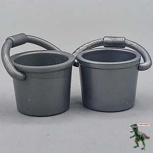 X2 Playmobil antiguo cubo gris-cubeta-3245 3408 3769 3777 3786 3787 4327 4647 - Imagen 1 de 1
