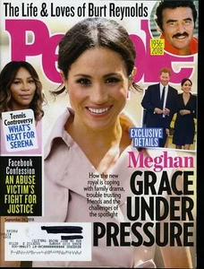 People Magazine September 24, 2018 Meghan Markle Grace Under Pressure - Picture 1 of 2