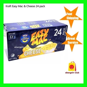 *Limited Time Only* Kraft Easy Mac & Cheese 24 x 70g Family Value Pack - Picture 1 of 2