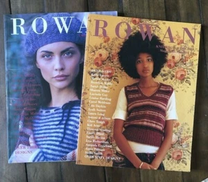Lot of Two Rowan Knitting & Crochet Magazine 36 38 Kaffe Fassett Kim Hargreaves - Picture 1 of 6
