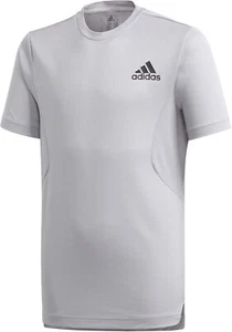 Adidas Kids B H.R T-Shirt Sportshirt Training Shirt, Gray, 128 - Picture 1 of 4