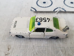 K-46: siku 1316 Autobahn Streifenwagen Ford Capri cremeweiss - Bild 1 von 5