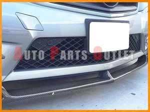 Carbon Fiber V Style Front Lip For 12-14 M-Benz W204 C204 C250 C300 C350 2D/4Dr - Picture 1 of 4