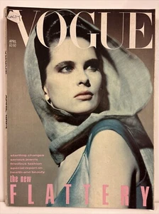 Vogue Magazine April 1984 Leslie Waddington Vintage 80s Fashion UK Sartorial - Picture 1 of 4