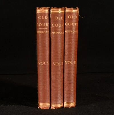 1867 3vols Old Court: A Novel by William Harrison Ainsworth First Edition - Image 1 of 4