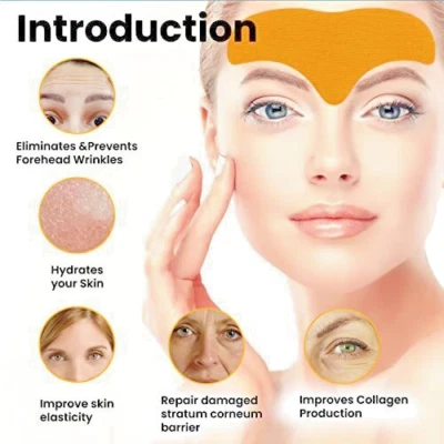 100% PURE 10 x Gesicht Auge Stirn Anti-Falten Pflaster Gesicht Lifting Pad Anti Aging