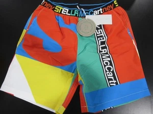 Stella McCartney Boys Multi-Colored Logo Swim Shorts Size 14 - Picture 1 of 6