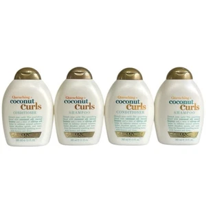 2 OGX Quenching + Coconut Curls 13 fl. oz. Shampoo & Conditioner Sets - Picture 1 of 13