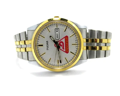 Vintage⌚Pulsar⌚Not For Sale Mens Watch Award/Collectible Gold Tone - Works Great - Image 1 of 4