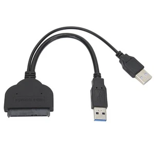 Usb3.0 To 2.5In Hdd Drive Adapter Cable For Pc Computer External Ssd SPC - Afbeelding 1 van 11