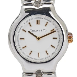 TIFFANY&Co. Tisolo Watches L0112 Quartz white dial Women 【Used】 - Picture 1 of 7