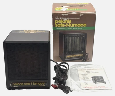 Pelonis Safe-T-Furnace Modelo 1450W Disco Cerámico Calentador de Espacio y Ventilador en Caja Foto 1 de 4