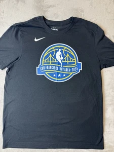 Nike NBA San Francisco Bay Area 2025 Basketball Tee Black Men’s Large - Bild 1 von 6