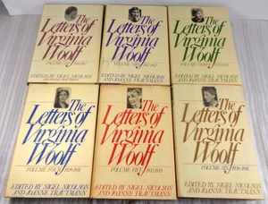 THE LETTERS OF VIRGINIA WOOLF Nigel Nicholson Six Volume Set 1st Edition 1975 VG - Picture 1 of 6
