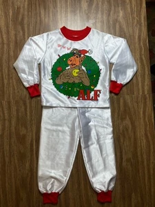 Vtg Rare 80s Alf The Alien Wormser Pajamas Christmas 1986 Kids 5-6 Cute Vintage - Picture 1 of 20
