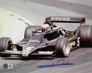 MARIO ANDRETTI Signed Autographed 8x10 Photo Beckett BAS COA - Picture 1 of 1