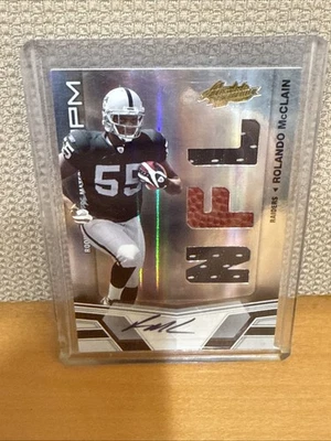 2010 Panini Absolute Memorabilia - RPM RC Auto Rolando McClain /299 - Image 1 of 2