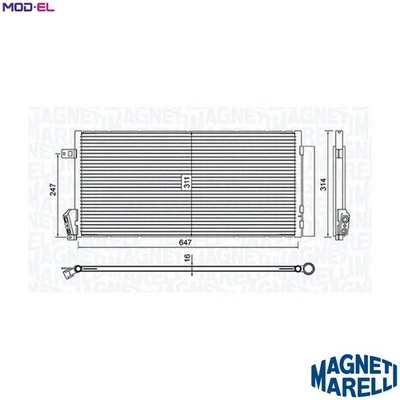 CONDENSER AIR CONDITIONING 350203619000 FOR FIAT DOBLO/Cargo/Platform/Chassis - Image 1 of 4