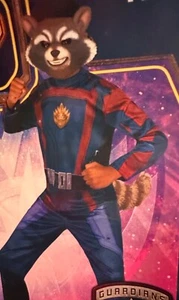 Jungen Guardians of the Galaxy ROCKET WASCHBÄR Halloween Kostüm Maske S M 6 7 8 NEU - Bild 1 von 3