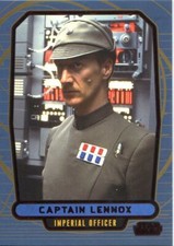 Star Wars Galactic Files 2 Red Parallel Base Card #500 Captain Lennox