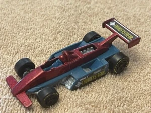 1982 Hot Wheels Auto da corsa blu/Borgogna Thunder Streak Indy - Foto 1 di 3