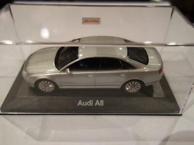 AUDI A8 D3 2003-2010 1/43 GRIS METAL MINICHAMPS - Photo 1/4