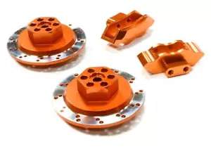 Realistic Alloy Machined Rear Brake Hex Hub Set for HPI 1/10 Scale E10 On-Road - Picture 1 of 1