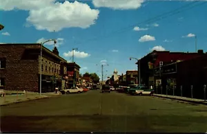 POSTKARTE STRASSENSZENE RAWLINS WYOMING - Bild 1 von 2