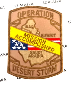 OPERATION DESERT STORM "MISSION ACCOMPLISHED" PATCH - Bild 1 von 3