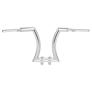 18" Rise 2'' Hanger Bar Handlebar Risers For Harley Sportster Softail Touring - Foto 1 di 13