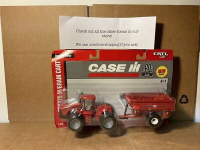 Ertl Case IH STX375 Tractor With J&M Grain Cart 1/64 Scale 1st Production 2004 - Image 1 of 4
