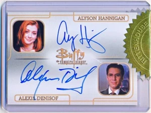 Buffy The Vampire Slayer Collectors Set 3 Hannigan & Denisof Dual Autograph #NNO - Picture 1 of 2