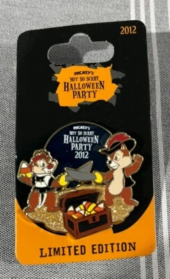 Disney 2008 CHIP & DALE Mickey's Not So Scary Halloween Party Pin LE 2500 - Image 1 of 2