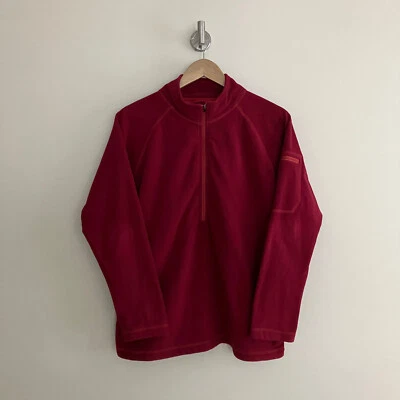 Cabela’s Jacket Women’s L Reg Burgundy 1/2 Zip Pullover Fleece Large - Image 1 of 4