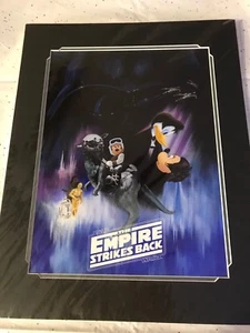 Disney STAR WARS THE EMPIRE STRIKES BACK Matted Poster By Costa Alavezos - Picture 1 of 7
