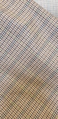 100% Pure Wool Fabric, Waterproof Dog Tooth Design for Coats Made in the UK. - Image 1 of 4