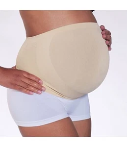 Cantaloop Seamless Pregnancy Bump Support Belt_Size Small_Tan_Nude_Tytex - Picture 1 of 3