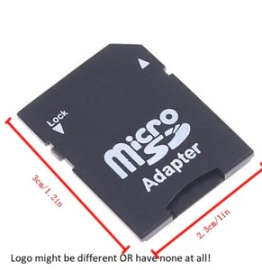 Converter MICRO SD to SD CARD ADAPTER READER SDHC SDXC MEMORY CARD - Picture 1 of 5