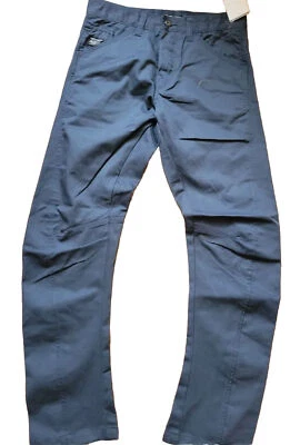 JACK & JONES Core Workwear  Anti Fit Button Fly Pants Sz 30x32 BLUE - Image 1 of 4