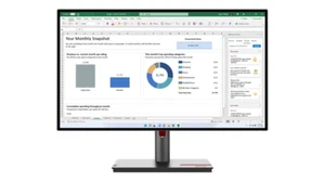 Lenovo ThinkVision P27h-30 27" QHD USB-C Docking Monitor - Picture 1 of 4