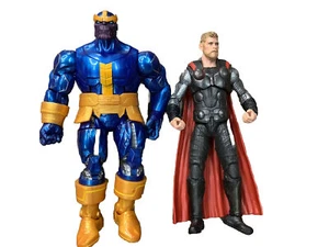 Figuras de acción Marvel Thor 2018 7"" y 2014 Thanos 7,5 - Imagen 1 de 8