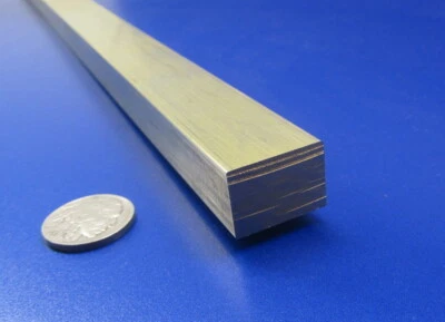 Barra plana de latón 360 5/8" de grosor x 7/8" de ancho x 60,0" de largo Foto 1 de 4