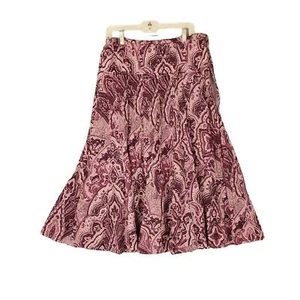 Vintage Boho-Rock der Marke Lucky Damen Baumwolle lila Foral Small - Bild 1 von 6