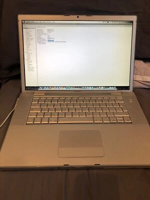 2006 15 Inch Macbook Pro 2,2 2.33Ghz, 2GB RAM - Image 1 of 4