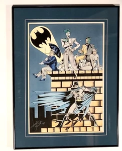 Original Aaron Lopresti BATMAN Artwork / Catwoman Two-Face Joker Penguin / Nice! - Picture 1 of 9