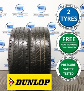 X2 PW 215/60R17C 215 60 17C DUNLOP ECONO DRIVE 109/107T VAN TYRES *6.2MM (42MA) - Picture 1 of 13