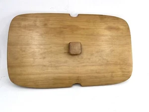 LONGABERGER Woodcrafts Lid 15.5" x 9" with Wood Knob-For Longaberger Baskets - Picture 1 of 10