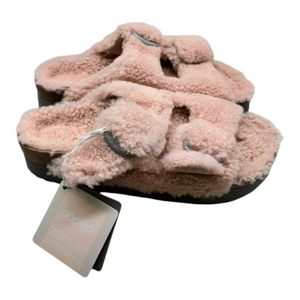 Birkenstock Arizona Big Buckle Shearling Sandals Women's 40 EU 9 US Papillio