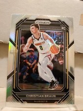 Christian Braun 2022-23 Panini Prizm #223 Silver Prizm Rookie Card RC Nuggets